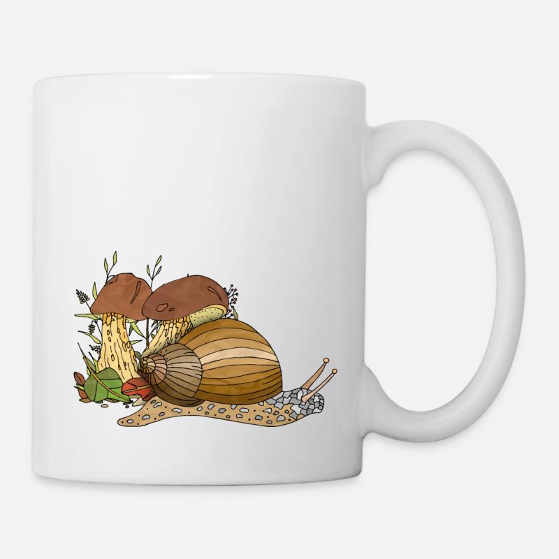 Escargot - Mug blanc - blanc