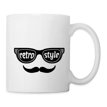 Retro Style - Tasse - Weiß - Rechts