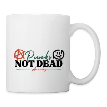 Les punks ne sont pas morts - Anarchie - Mug blanc - blanc - Droite