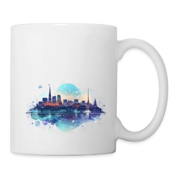 Digital City - Tasse - Weiß - Rechts