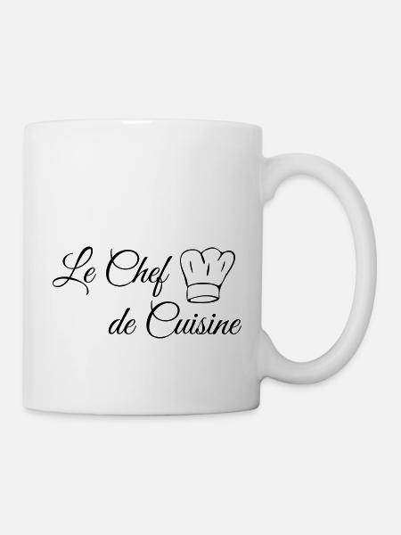 Le Chef de Cuisine - Chefkoch - Tasse - Weiß