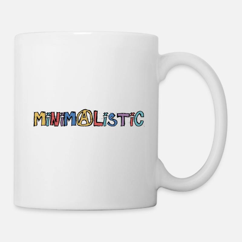 Minimalistisch - Tasse - Weiß