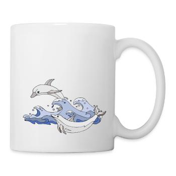 Dolphins - Mug - white - Right