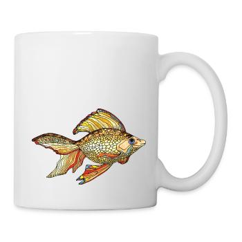 Poisson - Mug blanc - blanc - Droite