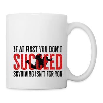 Échec du parachutisme ? Ce n’est pas votre truc ! Un design épique - Mug blanc - blanc - Droite