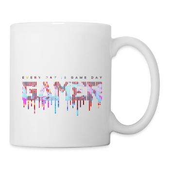 Spiel-Gamer-Spielspaß-Zitat, lustiges Liebes-Hacker-Video - Tasse - Weiß - Rechts