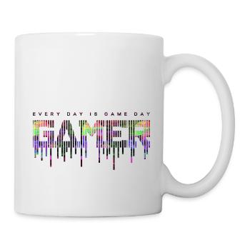 jeu gamer jeu amusant citation drôle amour hacker vidéo - Mug blanc - blanc - Droite