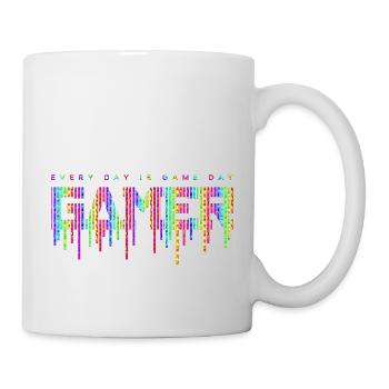 jeu gamer jeu amusant citation drôle amour hacker vidéo - Mug blanc - blanc - Droite