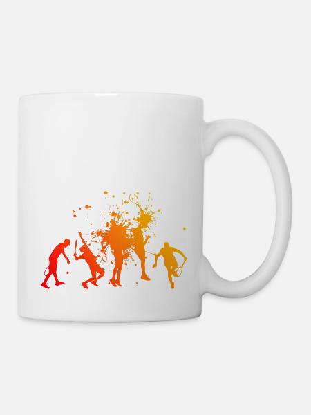 Tennis Men Tennis Tennis Tennis Tennis - Mug - white