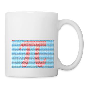 Pi T-Shirt 3,14 Pi Number Symbol Geek Math Lover - Mug blanc - blanc - Droite