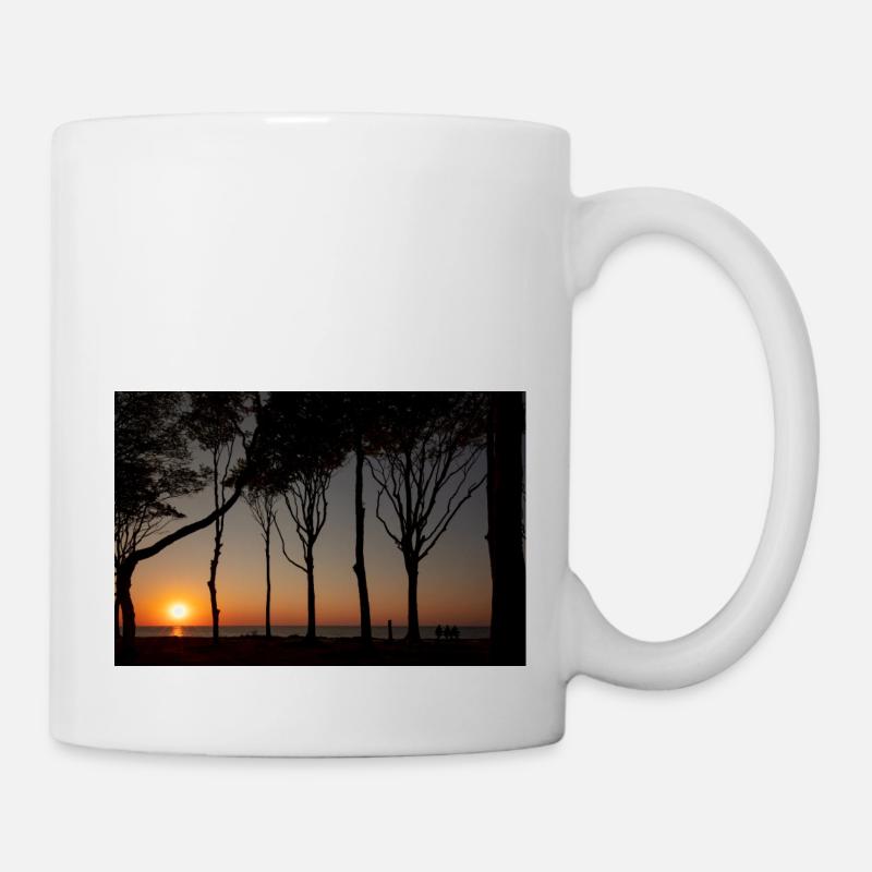 Sonnenuntergang an der Ostsee - Tasse - Weiß