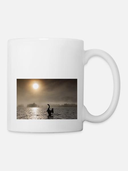 Swan backlit - Mug - white