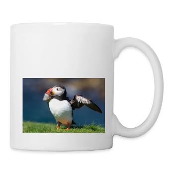 Papageientaucher - Tasse - Weiß - Rechts