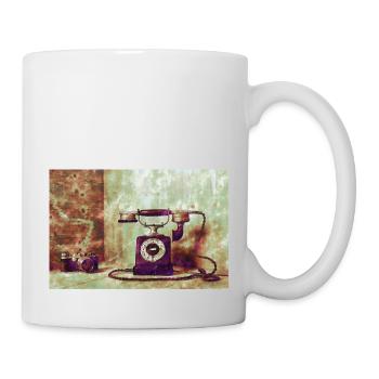 Telefon mit Kamera - Tasse - Weiß - Rechts