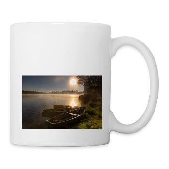 Sunrise at Bad Bayersoier Lake - Mug - white - Right