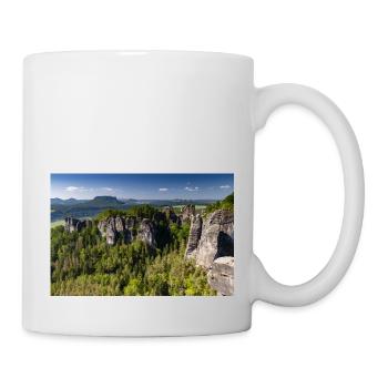 Bastei en Suisse saxonne - Mug blanc - blanc - Droite