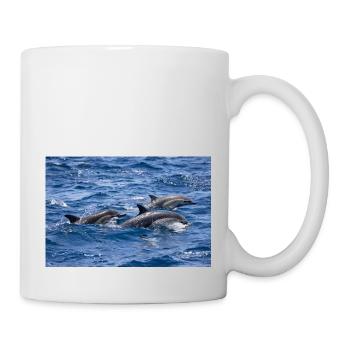 Dauphins - Mug blanc - blanc - Droite