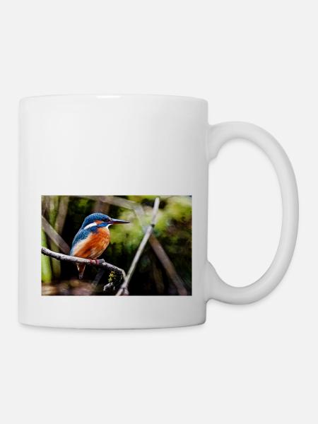 Kingfisher - Mug - white