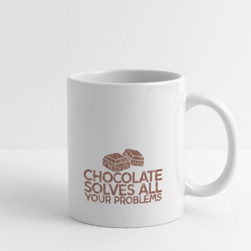 Chocolate Solves All Your Problems 3 Mug