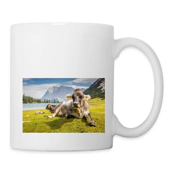 Vaches au lac Sebensee - Mug blanc - blanc - Droite