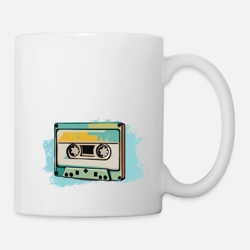 Cassette - Mug blanc - blanc