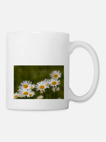 Margeriten - Tasse - Weiß