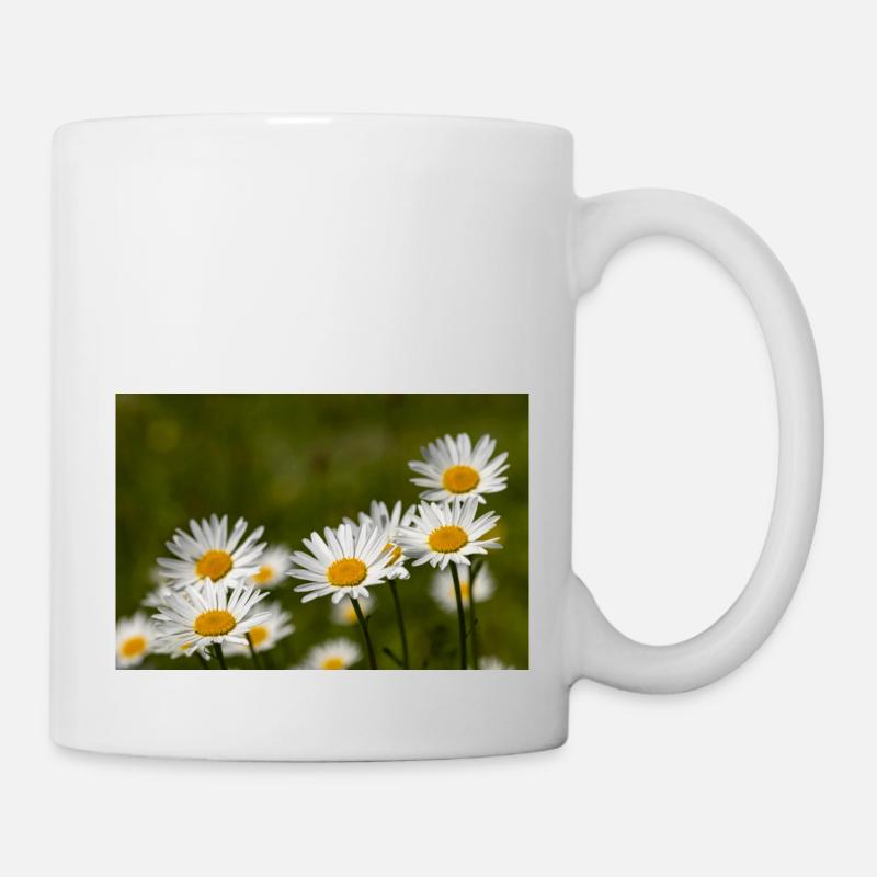 Margeriten - Tasse - Weiß