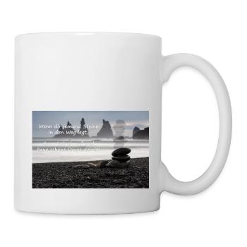 Obstacles in the way - Mug - white - Right