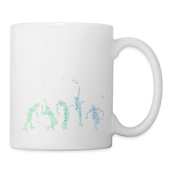 Joueuse de tennis Tennis Tennis Homme - Mug blanc - blanc - Droite