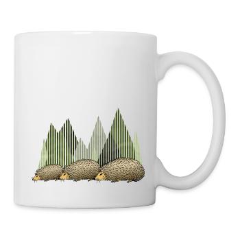 Igel - Tasse - Weiß - Rechts