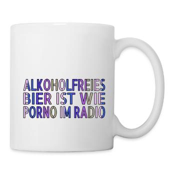 geschenk alkoholische getränke - Tasse - Weiß - Rechts