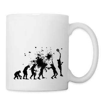 Paddle Herren Damen Schlägersport Paddle Tennis - Tasse - Weiß - Rechts