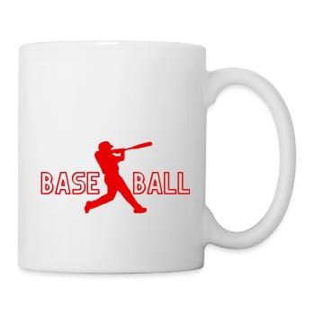 Baseball - idée cadeau baseball - Mug blanc - blanc - Droite