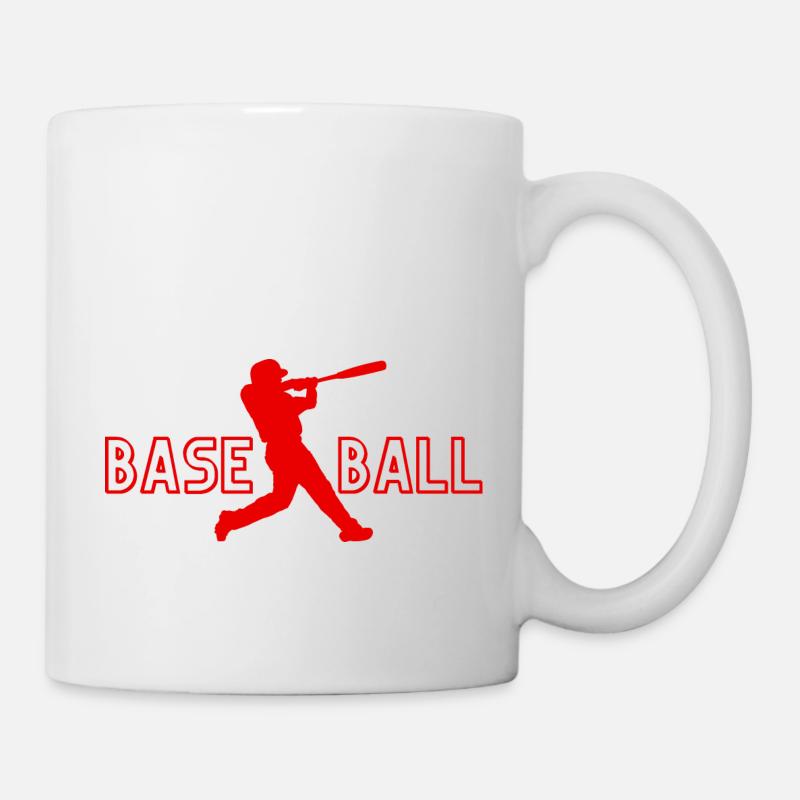 Baseball - Baseball Geschenkidee - Tasse - Weiß
