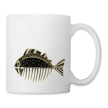 Poisson - Mug blanc - blanc - Droite