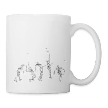 Tennis Hommes Tennis Femmes - Mug blanc - blanc - Droite