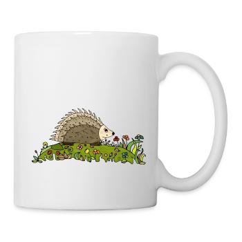 Igel - Tasse - Weiß - Rechts