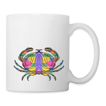 Krebs - Tasse - Weiß - Rechts
