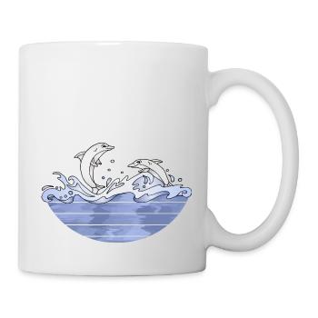 Dolphins - Mug - white - Right