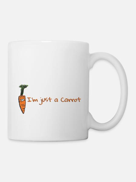 Je suis juste une carotte - Mug blanc - blanc