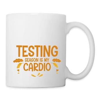 Testing Season Is My Cardio 2 - Tasse - Weiß - Rechts