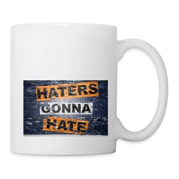 Hater werden es hassen, Schriftzüge zu sagen, Graffiti - Tasse - Weiß - Rechts