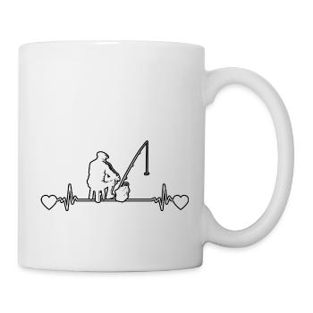 Angler Fishing Fishing Fishing Sport Fishing Hooks - Mug - white - Right