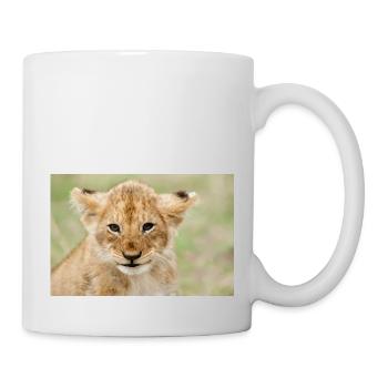 Bébé Lion - Mug blanc - blanc - Droite