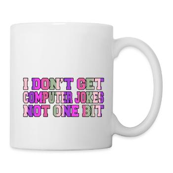 Cadeau d’anniversaire de déclaration de robotique - Mug blanc - blanc - Droite