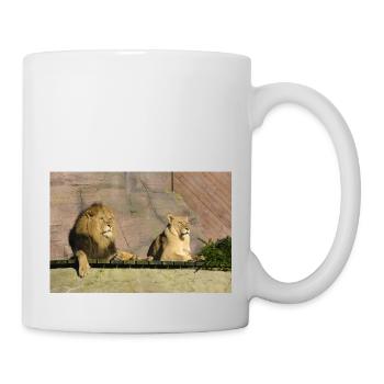 Male and female lion CSC 0814 - Mug - white - Right