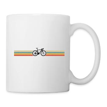 Bike Bike Retro T-Shirt for Cyclists - Mug - white - Right