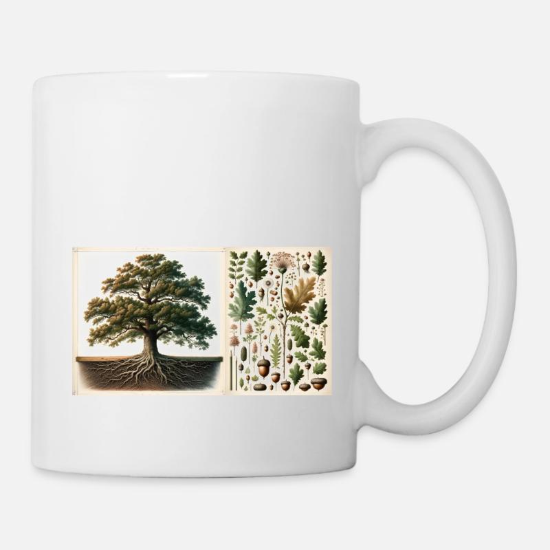 Chêne Botanique - Mug blanc - blanc