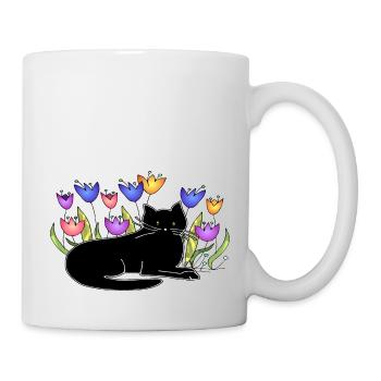 Cat - Mug - white - Right