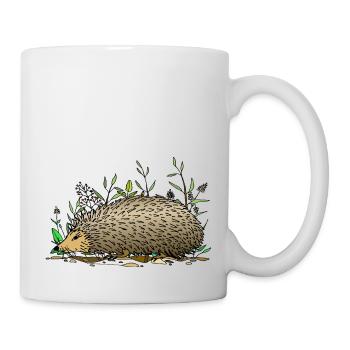 Igel - Tasse - Weiß - Rechts